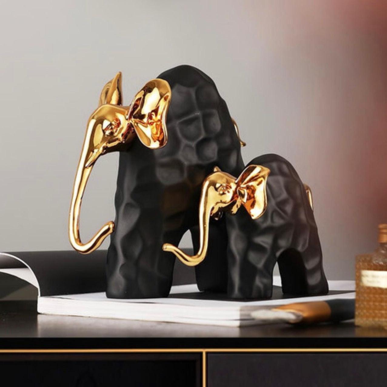 Luxurious Elephant Set of 2 - Symbol of Bond